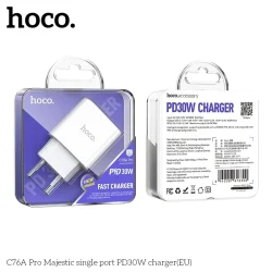 Củ Sạc PD30W Hoco C76A Pro Majestic (EU)