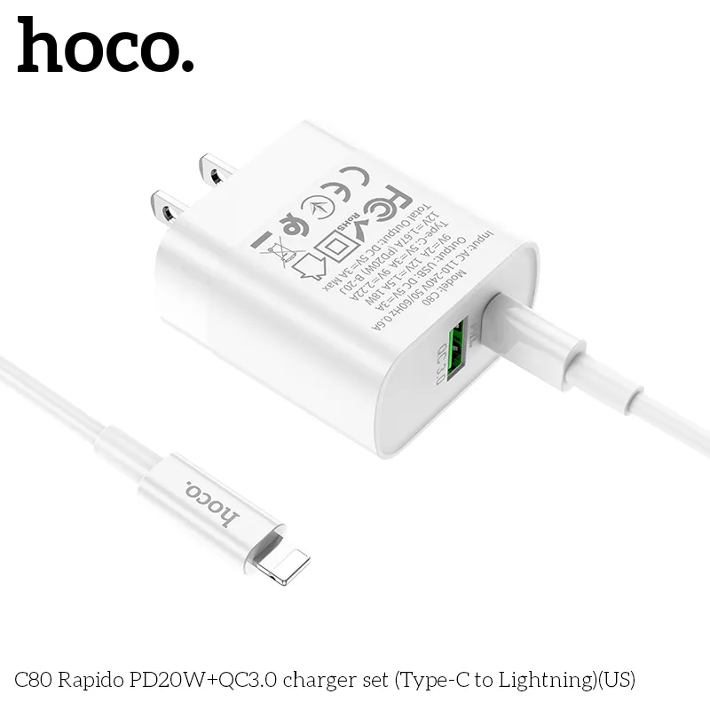Công năng sạc nhanh PD 20W và QC3.0 giúp nạp pin nhanh chóng và ổn định