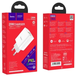 Củ Sạc PD20W+QC3.0 Hoco C80A Rapido (EU)