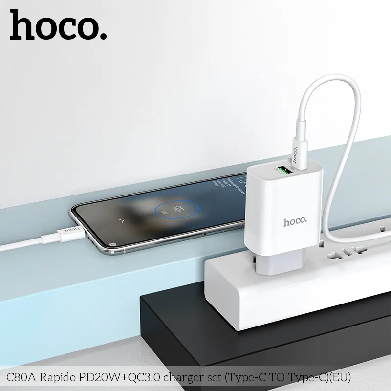 Công năng sạc nhanh PD20W và QC3.0 mạnh mẽ