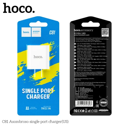 Củ Sạc Hoco C81 Asombroso (US)
