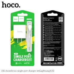 Bộ Sạc Kèm Dây iP Hoco C81 Asombroso (US)