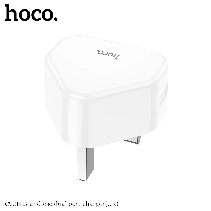 Củ Sạc Hoco C90B hỗ trợ cổng USB-A 5V/2.1A hiệu suất cao