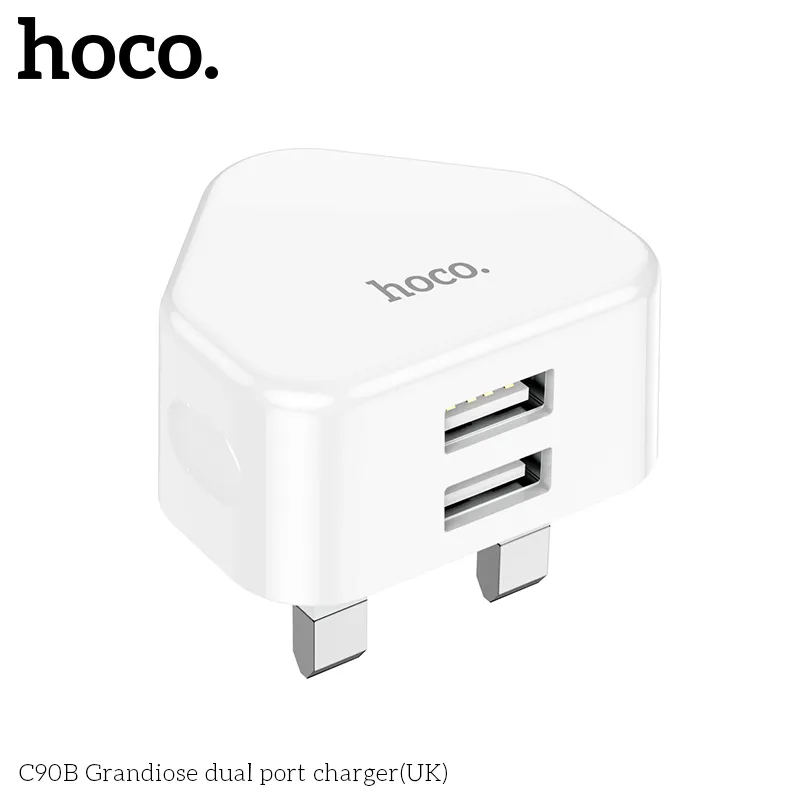 Tính năng củ sạc Hoco C90B với phích cắm Anh Quốc tiện lợi