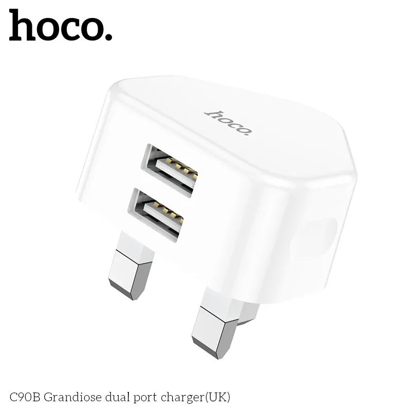 Đóng gói củ sạc Hoco C90B tinh tế, an toàn cho vận chuyển