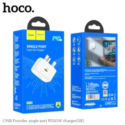 Củ Sạc PD20W Hoco C91B Founder (UK)