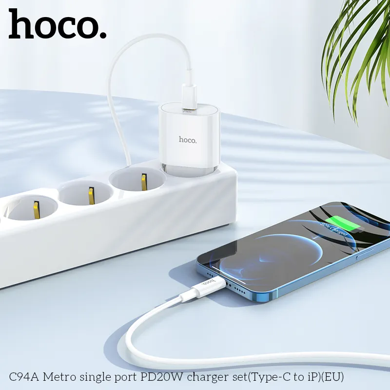 Trải nghiệm sạc an toàn, ổn định với cáp dài 1m Type-C to iP