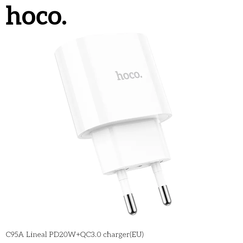 Thương hiệu Hoco uy tín cung cấp củ sạc PD20W+QC3.0 chất lượng cao, bảo hành chính hãng