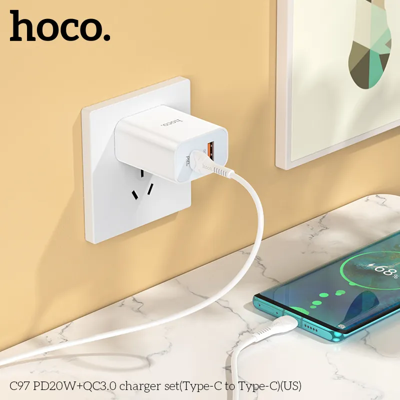 Đóng gói đầy đủ gồm cáp 1m Type-C to Type-C, dễ sử dụng