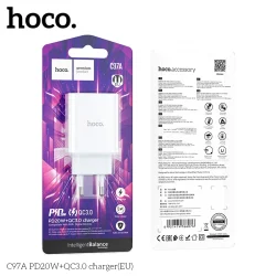 Củ Sạc PD20W+QC3.0 Hoco C97A (EU)