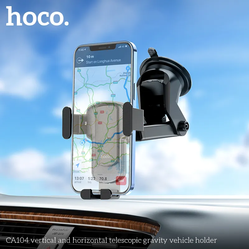 Giá đỡ ô tô Hoco CA104 đa năng giữ điện thoại an toàn khi di chuyển