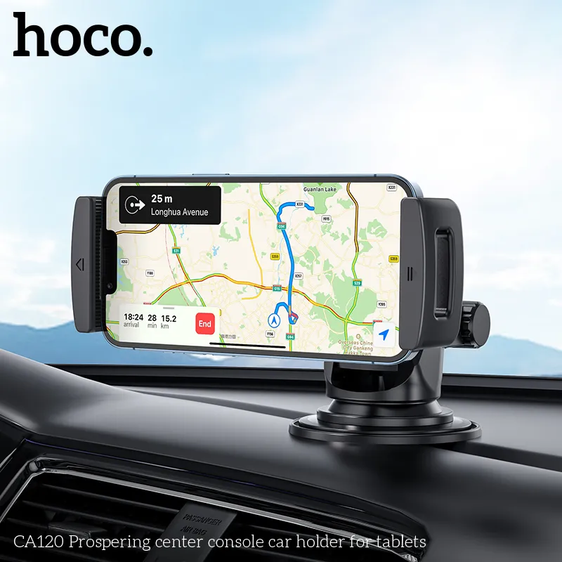 Kích thước nhỏ gọn phù hợp bảng điều khiển trung tâm ô tô Hoco CA120