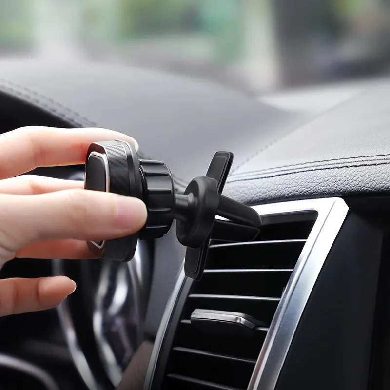 Công năng xoay đa năng, giữ điện thoại chắc chắn trên cửa thoát khí