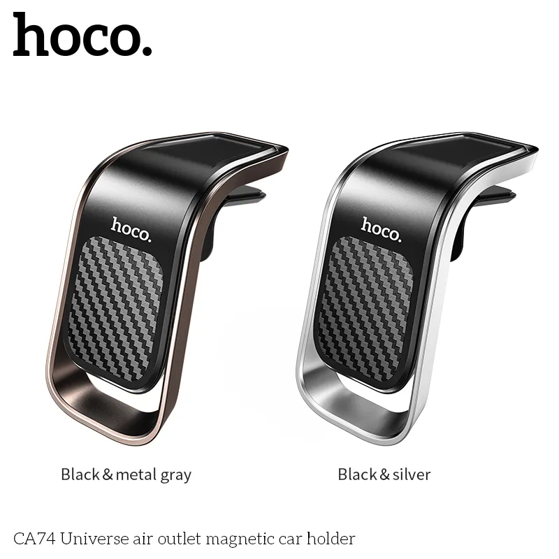 Giá Đỡ Ô Tô Hoco CA74 Universe giữ chắc điện thoại với nam châm mạnh mẽ, tiện dụng khi lái xe