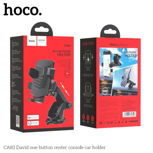 Giá Đỡ Ô Tô Hoco CA83 David One-button (Center Console)