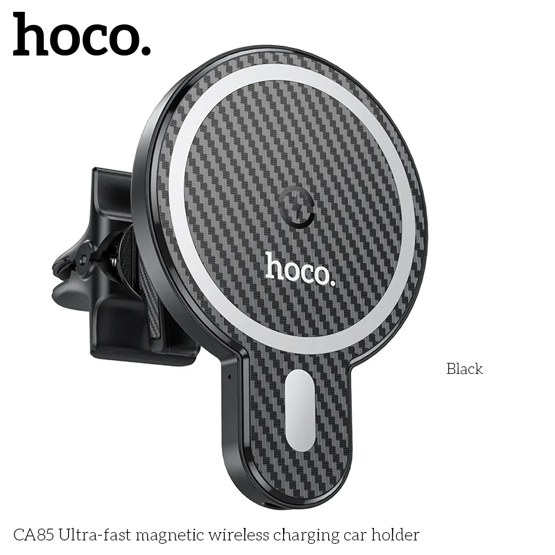 Giá Đỡ Ô Tô Sạc Không Dây Hoco CA85 Ultra-fast với thiết kế hiện đại và tiện ích vượt trội