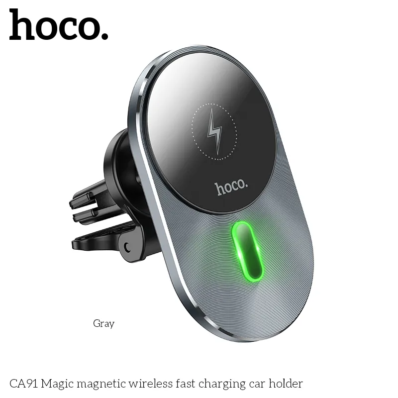Giá Đỡ Ô Tô Sạc Không Dây Hoco CA91 Magic tổng quan sản phẩm tiện lợi cho mọi xe hơi