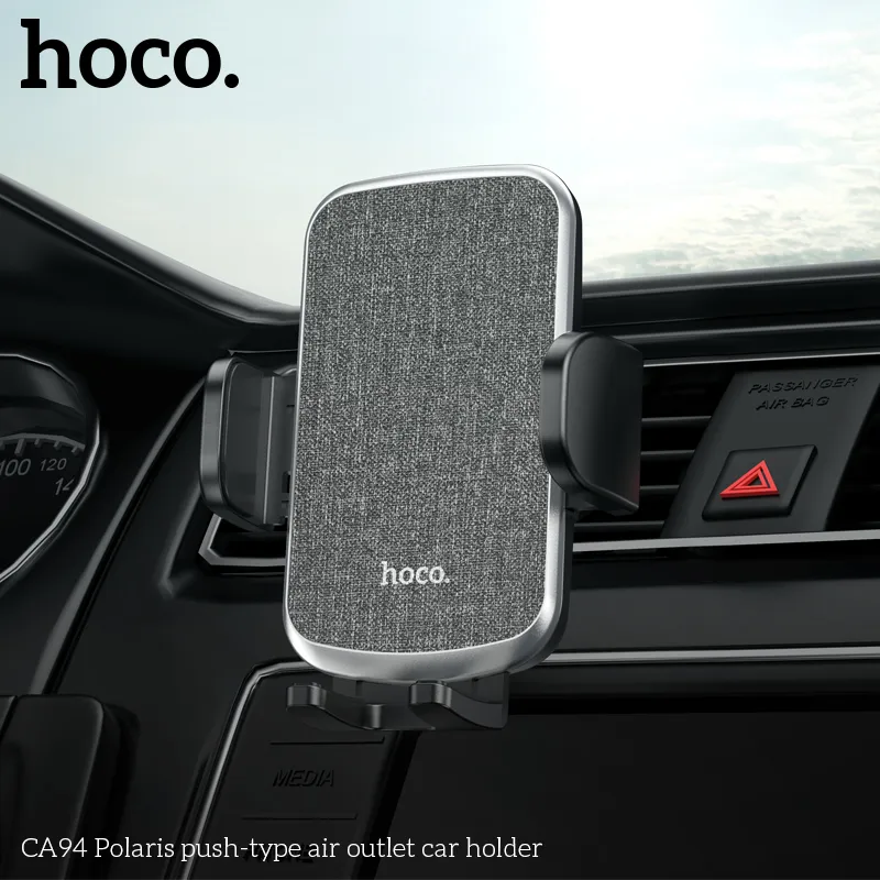 Giá Đỡ Ô Tô Hoco CA94 Polaris Push-type Air Outlet thiết kế hiện đại chắc chắn