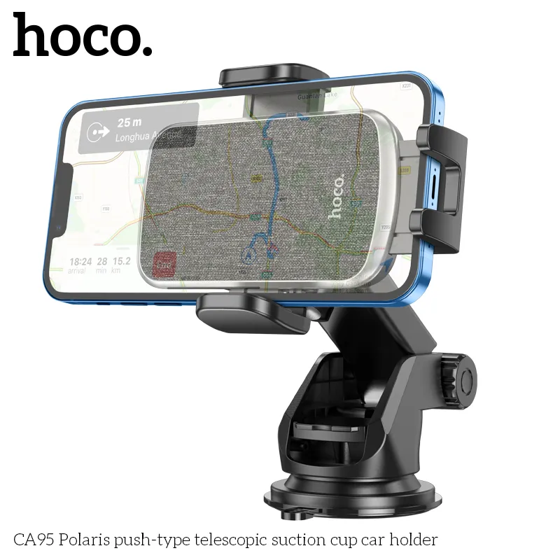 Giá Đỡ Ô Tô Hoco CA95 Polaris thiết kế chắc chắn dành cho điện thoại ô tô