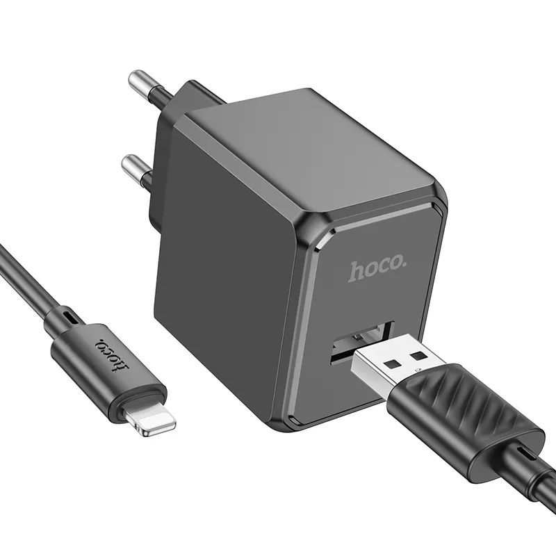 Bộ sạc iP Hoco CS11A Ocean với thiết kế hiện đại, màu xanh đại dương độc đáo