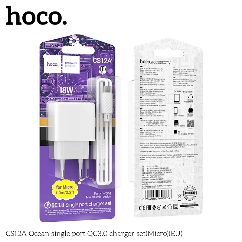 Công năng sạc nhanh 18W USB-A tích hợp QC3.0, FCP, AFC giúp tiết kiệm thời gian hiệu quả