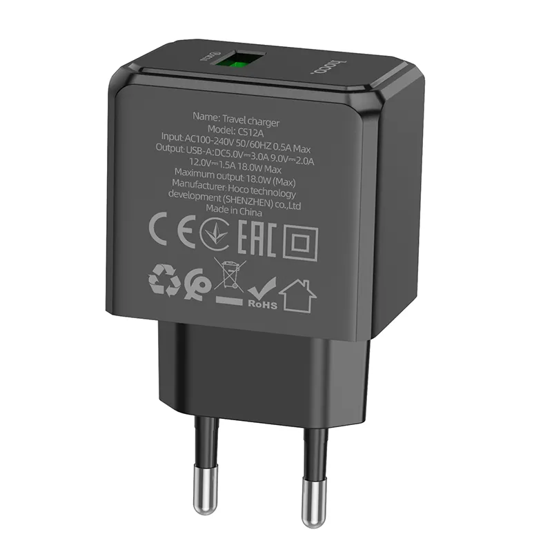 Tính năng chi tiết hỗ trợ sạc nhanh USB-A với chuẩn QC, FCP, AFC