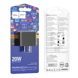Củ Sạc PD20W+QC3.0 Hoco CS14 Ocean (US)