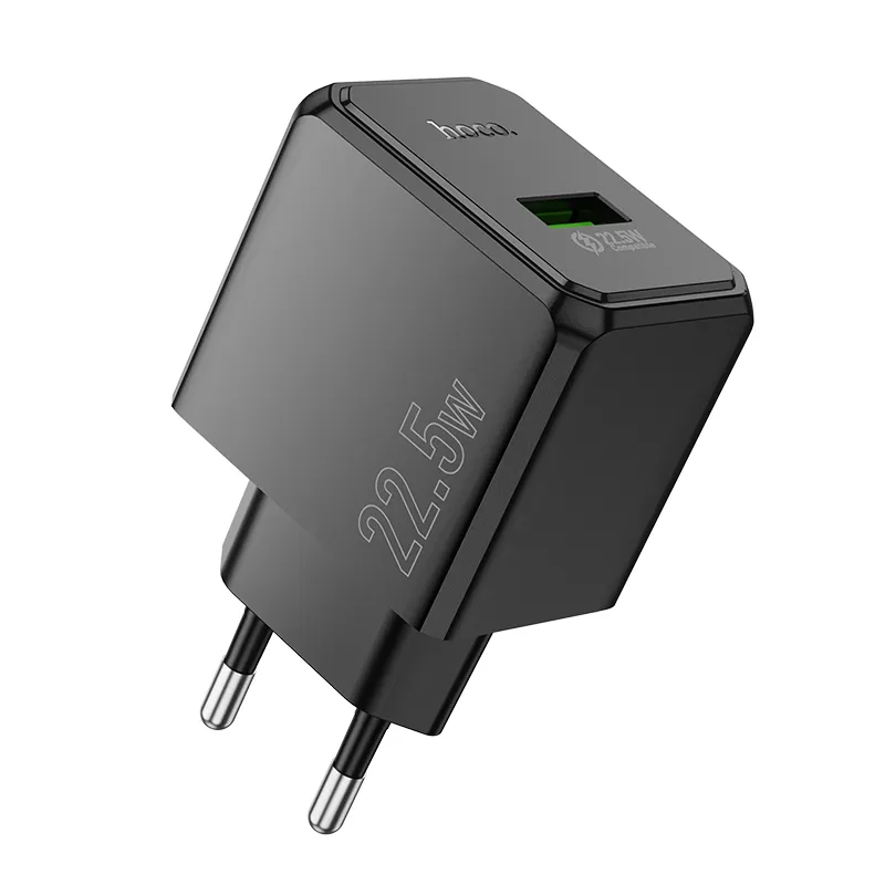 Củ Sạc 22.5W đa chuẩn Hoco CS17A Wish (EU) thiết kế nhỏ gọn, chất liệu ABS bền bỉ