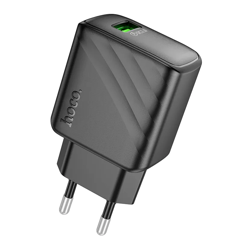 Củ sạc QC3.0 Hoco CS21A Rich (EU) thiết kế nhỏ gọn hiệu quả sạc nhanh công nghệ cao