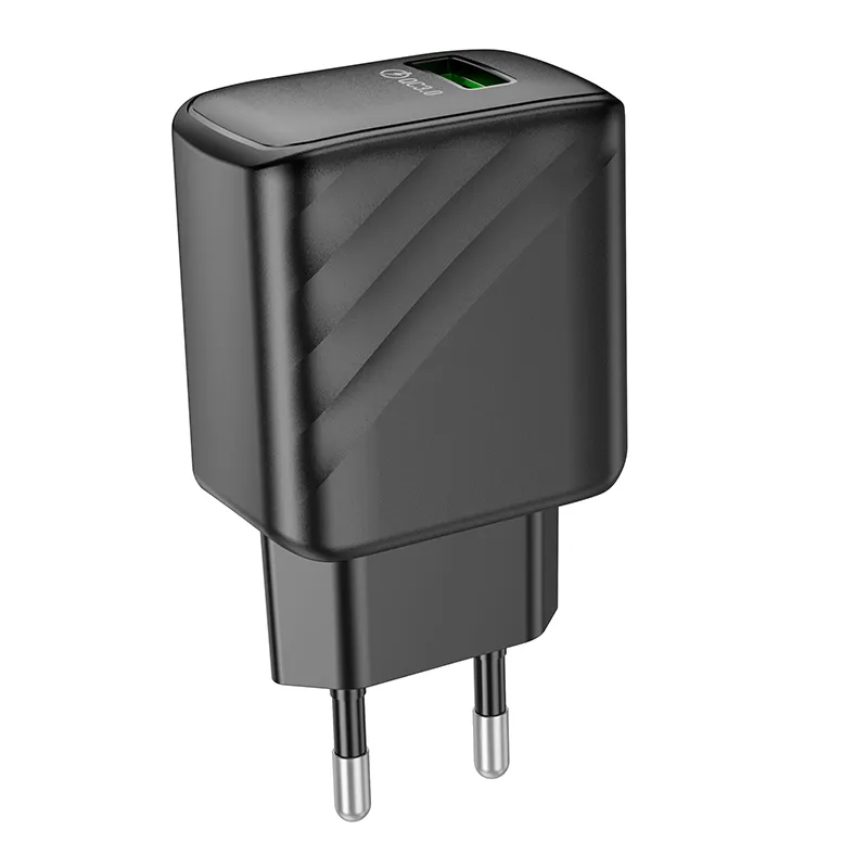 Tính năng chi tiết củ sạc chống cháy PC+ABS, đầu ra chuẩn EU tiện ích