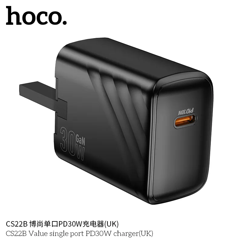 Tính năng chi tiết củ sạc PD30W với đầu ra USB-C, tương thích nhiều chuẩn sạc nhanh