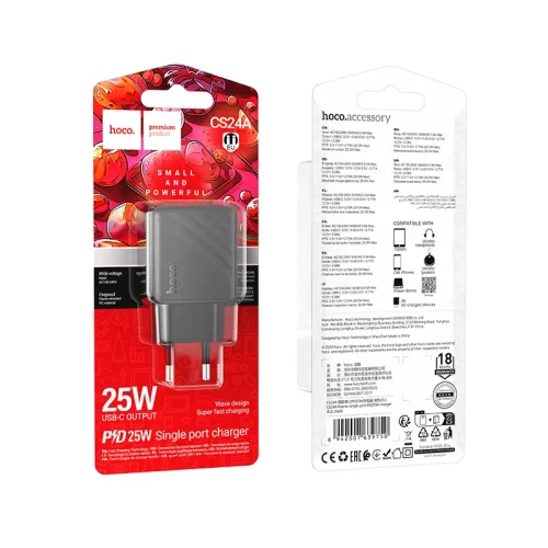Củ Sạc PD25W Hoco CS24A Puerto (EU)
