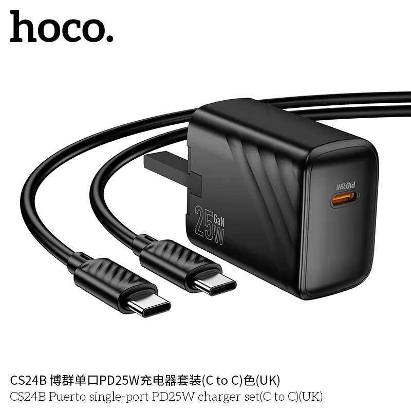 Tính năng chi tiết Bộ Sạc Hoco CS24B PD25W hỗ trợ PD/QC/FCP/AFC đa chuẩn