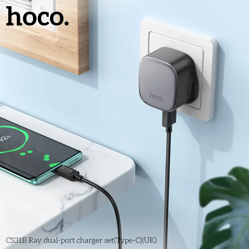 Công năng sạc kép nhanh với 2 cổng USB-A tiện lợi
