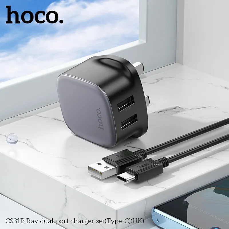Tính năng chi tiết: chống cháy PC+ABS, cáp Type-C dài 1m, đầu ra 5V/2.1A
