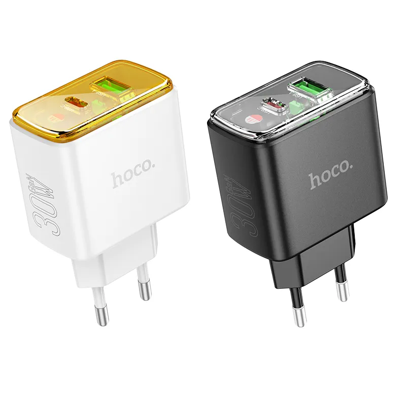 Củ Sạc PD30W+QC3.0 Hoco CS42A Smart (EU) thiết kế nhỏ gọn tinh tế