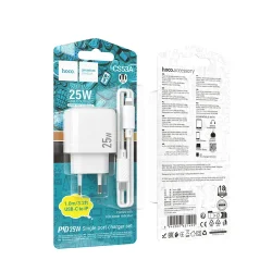 Bộ Sạc Kèm Dây C to iP Hoco CS53A Surplus PD25W (EU)