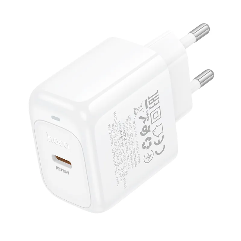 Thiết kế củ sạc PD25W Hoco CS53A chắc chắn tiện dụng