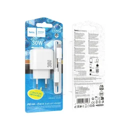 Bộ Sạc Kèm Dây C to C Hoco CS55A Surplus PD30W+QC3.0 (EU)