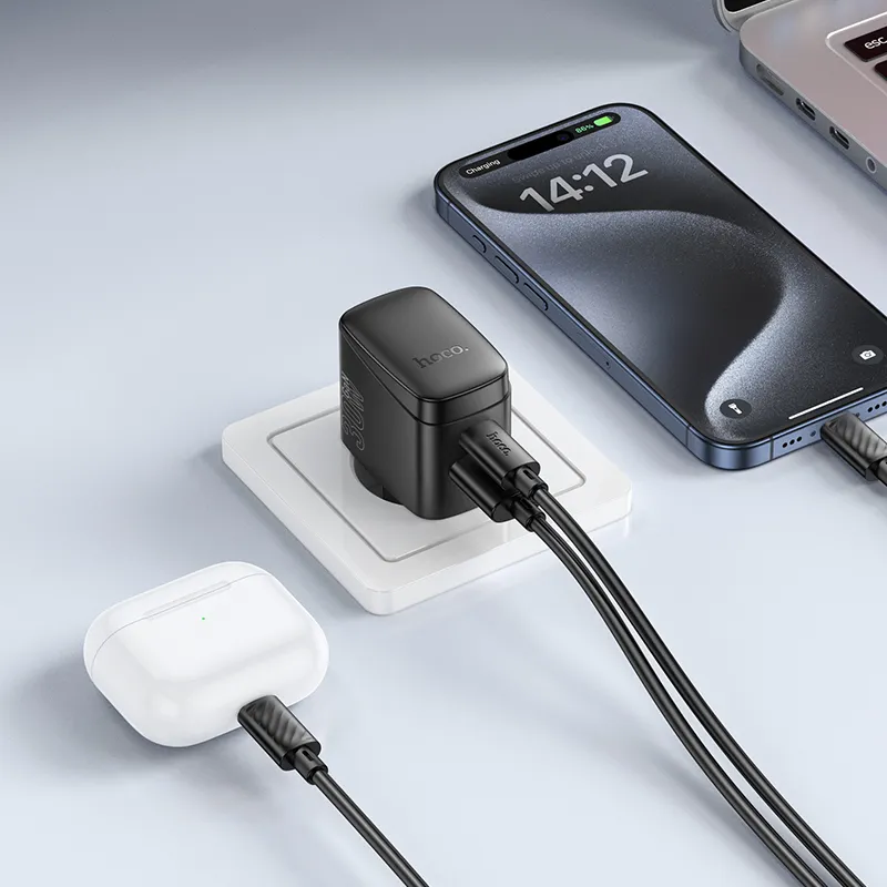 Đóng gói đầy đủ, kèm dây cáp C to C 1m công suất 60W