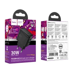 Củ Sạc PD30W+QC3.0 Hoco CS61A Bright (EU)