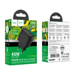 Củ Sạc PD45W Hoco CS62A Bright (EU)