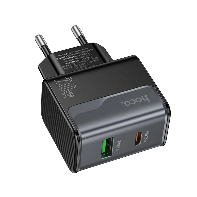Tính năng chi tiết: sạc nhanh kép USB-C và USB-A đồng thời, bảo vệ quá nhiệt, quá áp