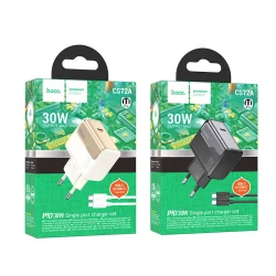 Bộ Sạc Kèm Dây C to C Hoco CS72A Star Speed PD30W (EU)