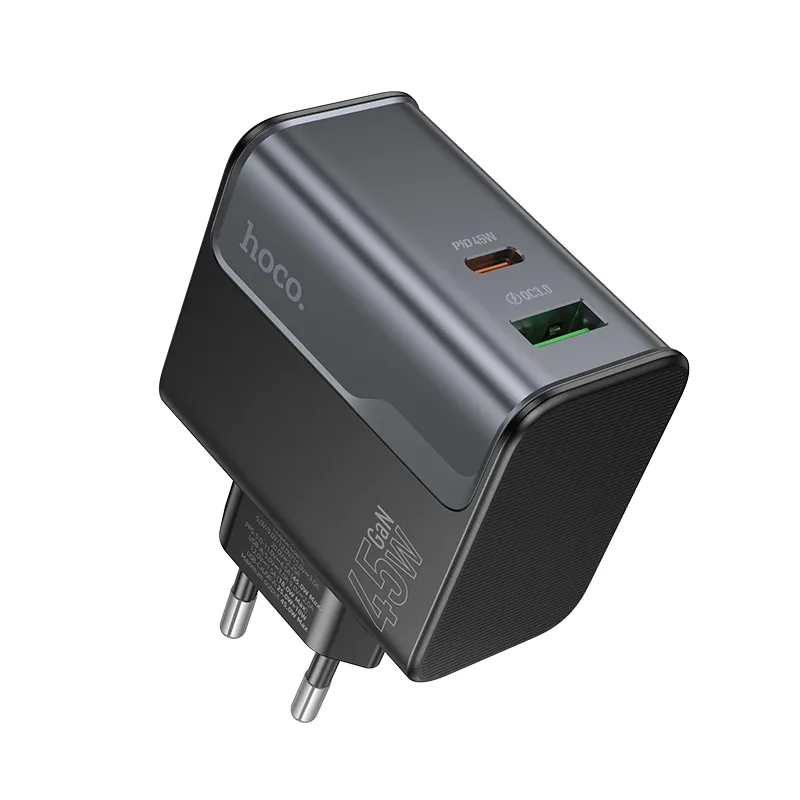 Củ Sạc PD45W+QC3.0 Hoco CS74A Star Speed EU thiết kế nhỏ gọn hiệu suất cao