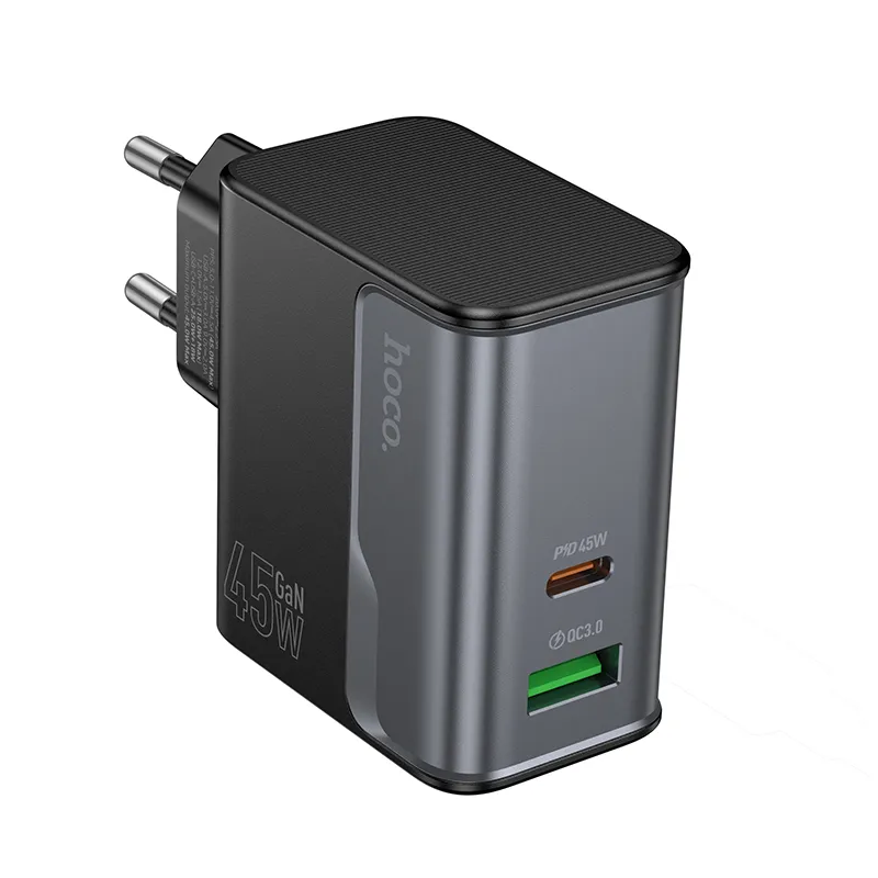 Thiết kế củ sạc Hoco CS74A vỏ PC chống cháy an toàn
