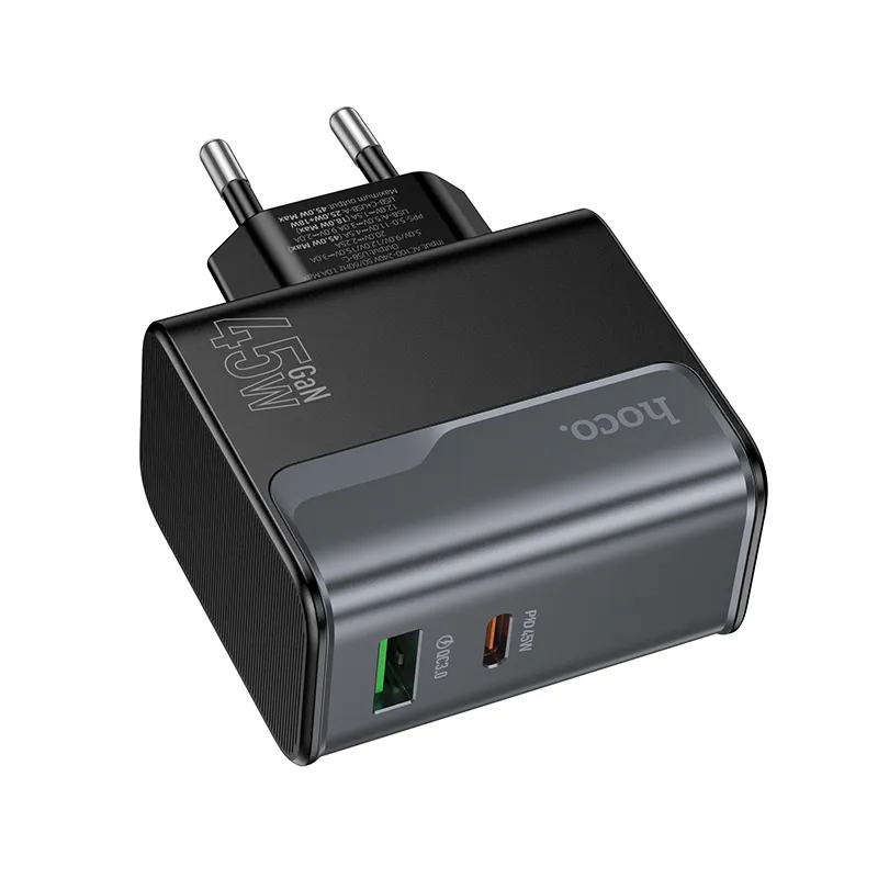 Công suất PD 45W và QC3.0 nhanh chóng sạc đa thiết bị