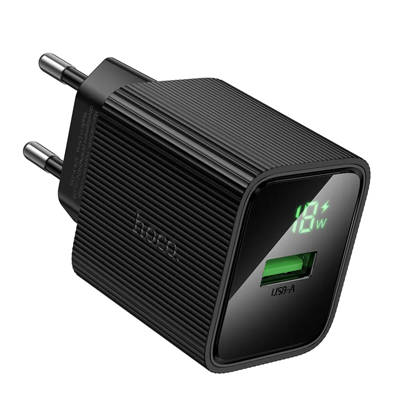 Củ sạc Hoco CS81A với phích cắm EU nhỏ gọn, thân thiện với người dùng