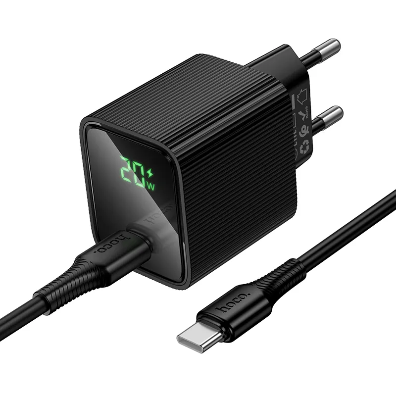 Bộ sạc Hoco CS82A có thiết kế hiện đại, chất liệu ABS bền bỉ, màu sắc trang nhã phù hợp mọi không gian