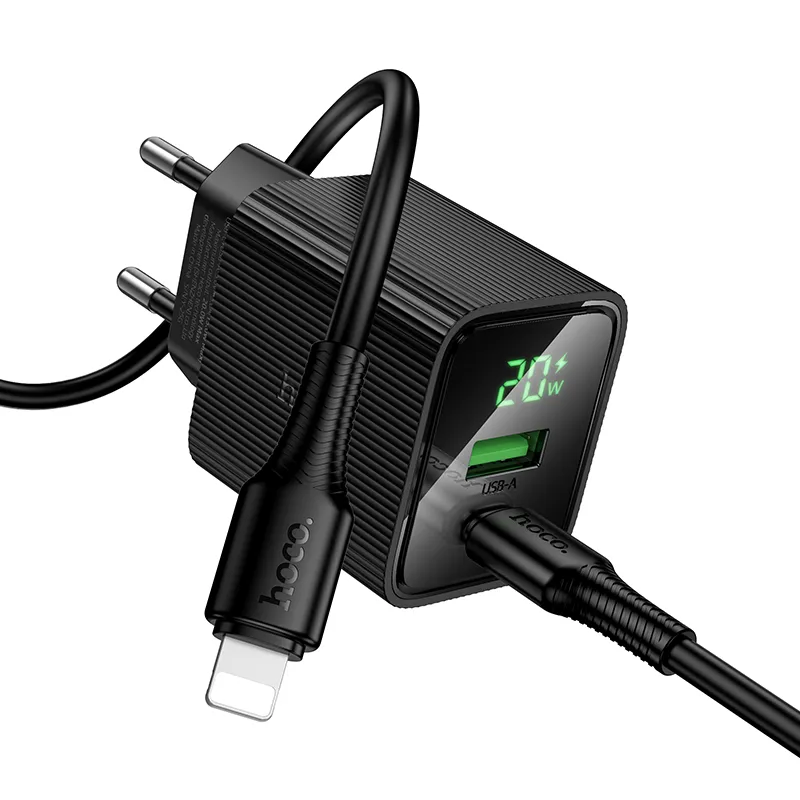 Bộ sạc Hoco CS83A với thiết kế nhỏ gọn màu trắng sang trọng